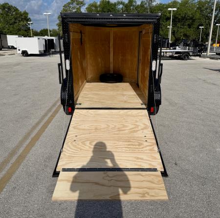New 2026 Rock Solid Cargo 5x8 Rear Ramp Door Cargo / Enclosed Trailer