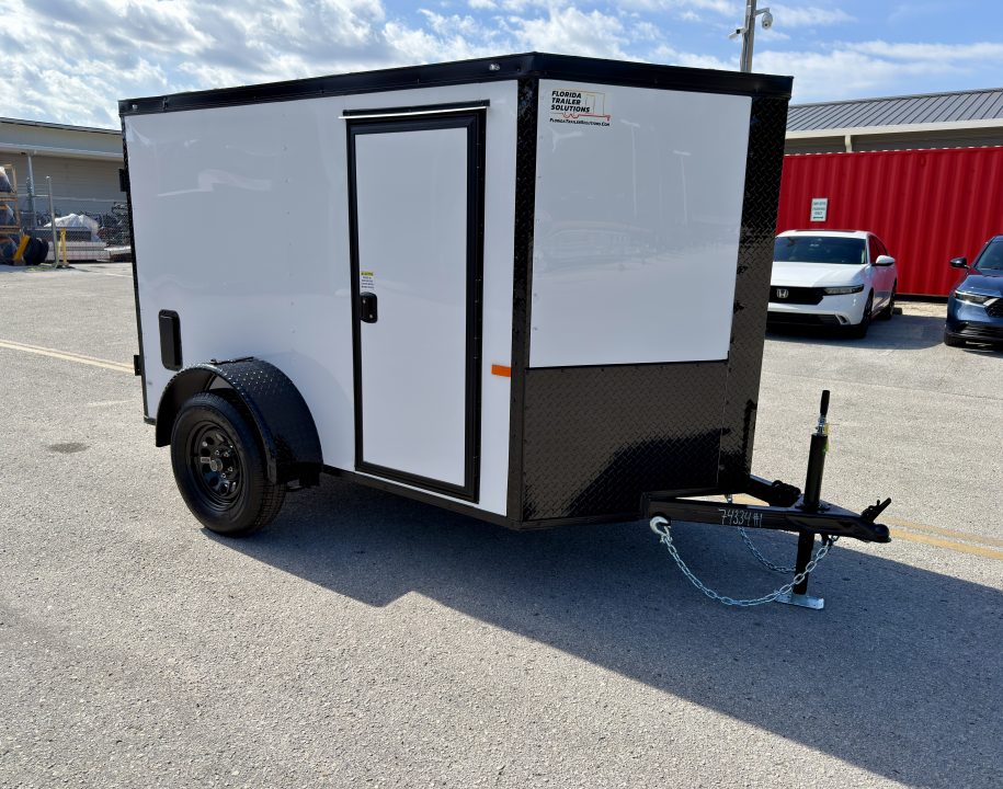 New 2026 Rock Solid Cargo 5x8 Double Rear Door Cargo / Enclosed Trailer