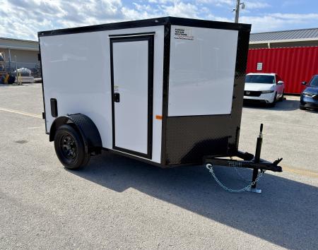 New 2026 Rock Solid Cargo 5x8 Double Rear Door Cargo / Enclosed Trailer