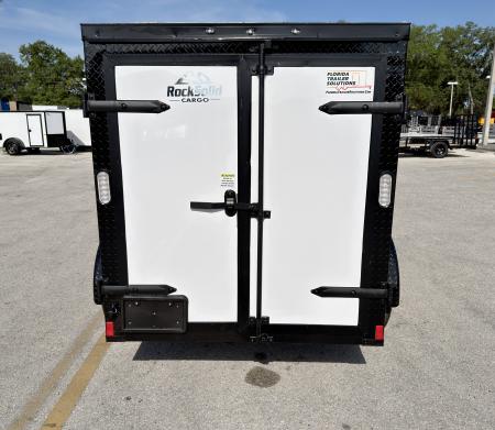 New 2026 Rock Solid Cargo 5x8 Double Rear Door Cargo / Enclosed Trailer