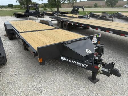 New 2026 Hillcrest Black-Grey 82 x16'+8' 16k Partial Tilt Trailer