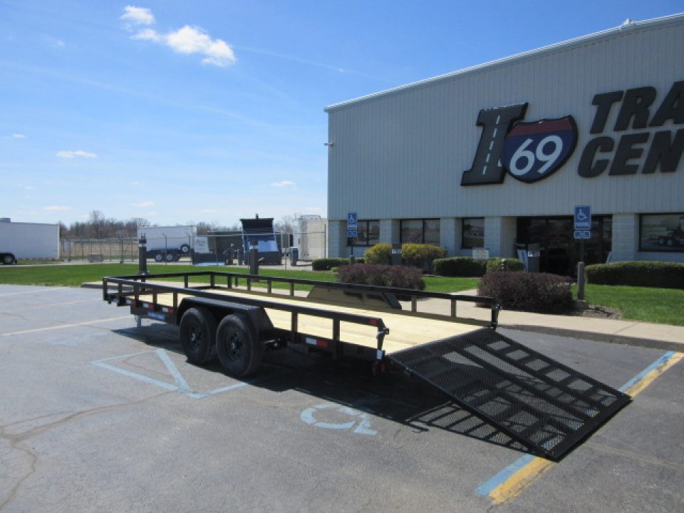 New 2026 Sure-Trac 7 x 20 ST-UTT8220-100 Utility Trailer 10K / Reinforced Lader Gate