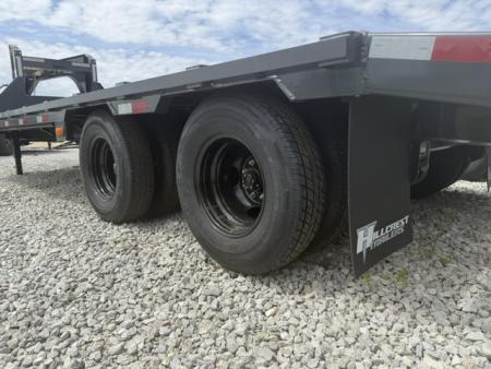 New 2026 Hillcrest Black-Grey 102"x20'+5' 22.9k Gooseneck Deckover Trailer