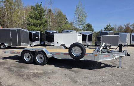 New 82 X 20 GALVANIZED HYDRAULIC TILT W/HYDRAULIC JACK 8 K AXLES DUAL RAMS TRIUMPH 2026