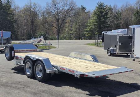 New 82 X 20 GALVANIZED HYDRAULIC TILT W/HYDRAULIC JACK 8 K AXLES DUAL RAMS TRIUMPH 2026