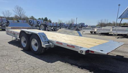 New 82 X 20 GALVANIZED HYDRAULIC TILT W/HYDRAULIC JACK 8 K AXLES DUAL RAMS TRIUMPH 2026