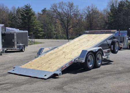 New 82 X 20 GALVANIZED HYDRAULIC TILT W/HYDRAULIC JACK 8 K AXLES DUAL RAMS TRIUMPH 2026