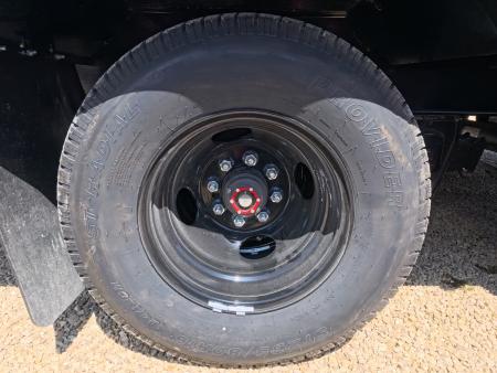 New 2026 Iron Bull 102 x 32 FLG Gooseneck Deckover, 5' Self Cleaning Dove Tail w/Rampage Ramps, 10K Axles -23,900 lb. GVWR, ST235/80R 16 LRE 10 ply tires with Spare