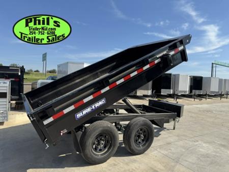 New FACTORY CLOSE OUT ONLY 1 AT THIS PRICE! 2025 Sure-Trac 6X10 DECKOVER DUMP TRAILER Dump Trailer