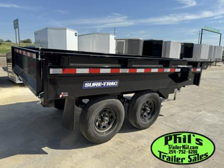 New FACTORY CLOSE OUT ONLY 1 AT THIS PRICE! 2025 Sure-Trac 6X10 DECKOVER DUMP TRAILER Dump Trailer