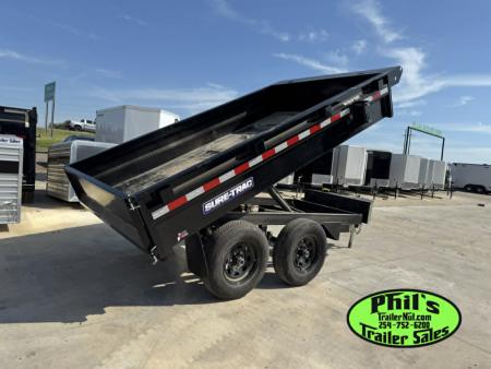 New FACTORY CLOSE OUT ONLY 1 AT THIS PRICE! 2025 Sure-Trac 6X10 DECKOVER DUMP TRAILER Dump Trailer
