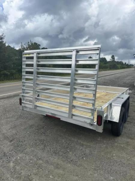 New 2027 Quality Steel and Aluminum 7412ALSL7KTA Utility Trailer