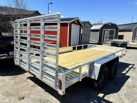 New 2027 Quality Steel and Aluminum 8216ALSL7K Utility Trailer