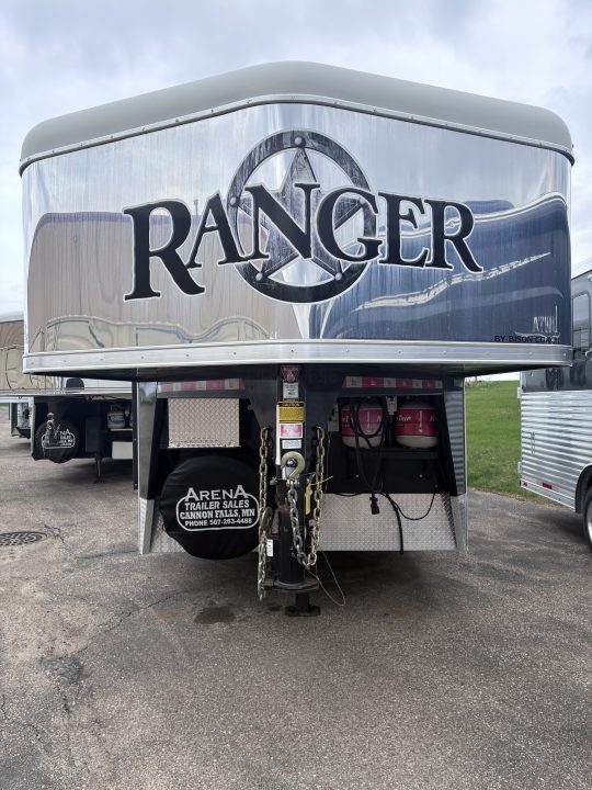 Used 2016 Bison Trailers 3H LQ Horse Trailer