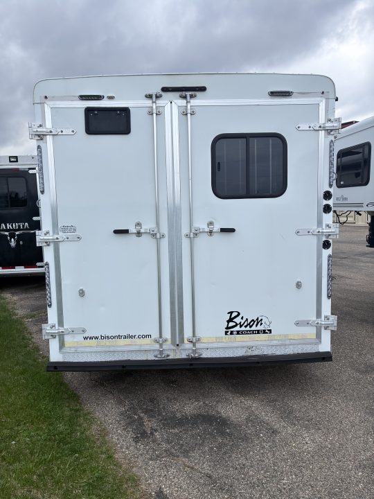 Used 2016 Bison Trailers 3H LQ Horse Trailer