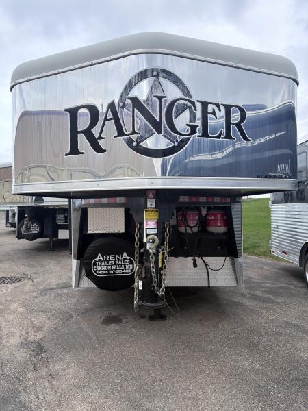 Used 2016 Bison Trailers 3H LQ Horse Trailer