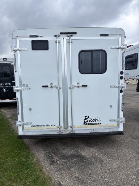 Used 2016 Bison Trailers 3H LQ Horse Trailer