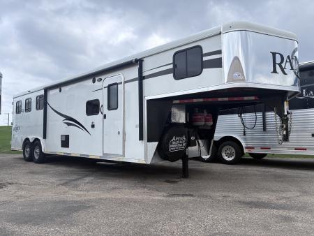 Used 2016 Bison Trailers 3H LQ Horse Trailer