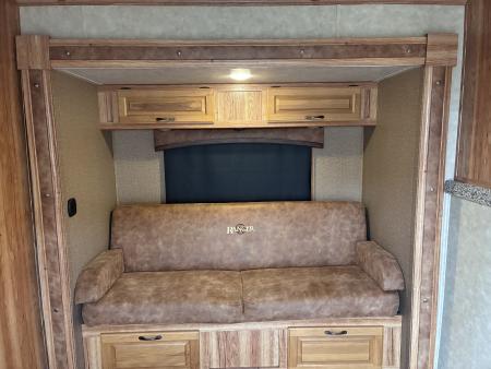 Used 2016 Bison Trailers 3H LQ Horse Trailer