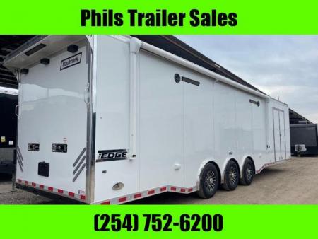 New 2026 Haulmark NEW 85X34 EDGE ENCLOSED RACE TRAILER BATHROOM CAR HAULER Restroom / Shower Trailer