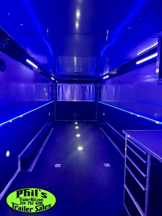 New 2026 Haulmark NEW 85X34 EDGE ENCLOSED RACE TRAILER BATHROOM CAR HAULER Restroom / Shower Trailer