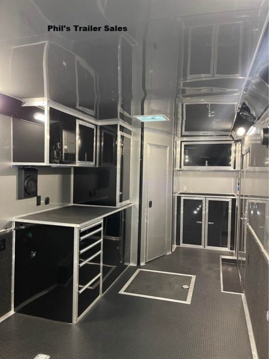 New 2026 Haulmark NEW 85X34 EDGE ENCLOSED RACE TRAILER BATHROOM CAR HAULER Restroom / Shower Trailer