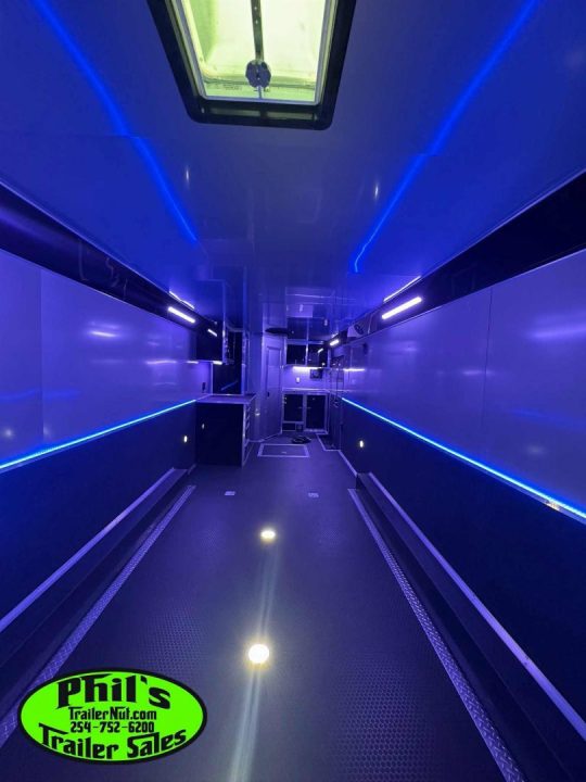 New 2026 Haulmark NEW 85X34 EDGE ENCLOSED RACE TRAILER BATHROOM CAR HAULER Restroom / Shower Trailer