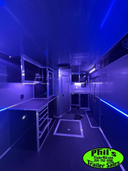 New 2026 Haulmark NEW 85X34 EDGE ENCLOSED RACE TRAILER BATHROOM CAR HAULER Restroom / Shower Trailer