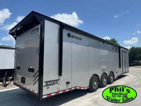 New 2026 Haulmark NEW 85X34 EDGE ENCLOSED RACE TRAILER BATHROOM CAR HAULER Restroom / Shower Trailer
