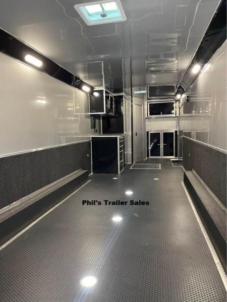 New 2026 Haulmark NEW 85X34 EDGE ENCLOSED RACE TRAILER BATHROOM CAR HAULER Restroom / Shower Trailer