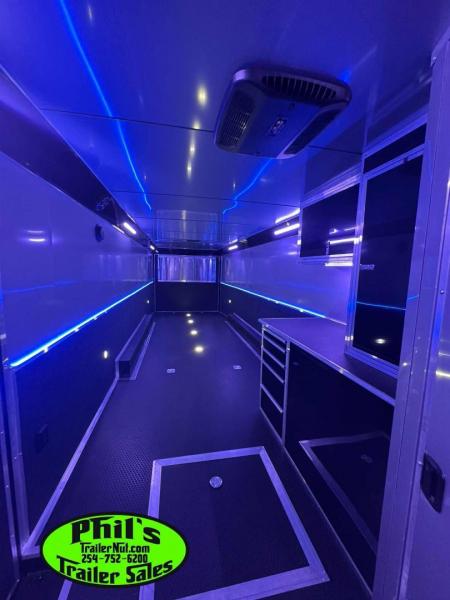 New 2026 Haulmark NEW 85X34 EDGE ENCLOSED RACE TRAILER BATHROOM CAR HAULER Restroom / Shower Trailer