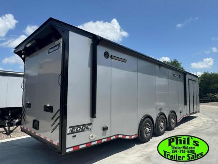 New 2026 Haulmark NEW 85X34 EDGE ENCLOSED RACE TRAILER BATHROOM CAR HAULER Restroom / Shower Trailer