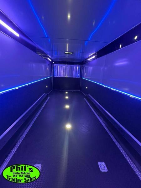New 2026 Haulmark NEW 85X34 EDGE ENCLOSED RACE TRAILER BATHROOM CAR HAULER Restroom / Shower Trailer