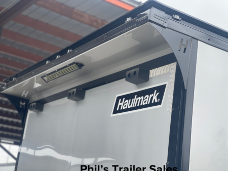 New 2026 Haulmark NEW 85X34 EDGE ENCLOSED RACE TRAILER BATHROOM CAR HAULER Restroom / Shower Trailer