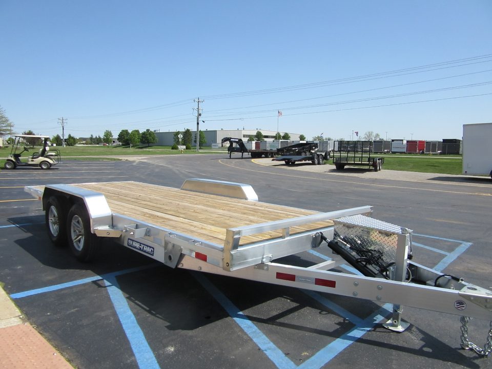 New 2026 Sure-Trac 7 x 18 Aluminum Power Tilt ST-PTA8218-070 Tilt Trailer 7K