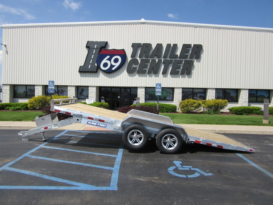 New 2026 Sure-Trac 7 x 18 Aluminum Power Tilt ST-PTA8218-070 Tilt Trailer 7K