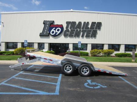 New 2026 Sure-Trac 7 x 18 Aluminum Power Tilt ST-PTA8218-070 Tilt Trailer 7K