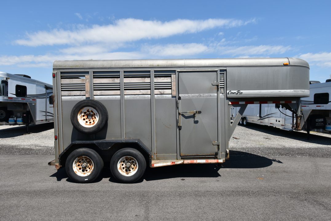 Used 2007 CornPro SG-12 Stock / Stock Combo Trailer