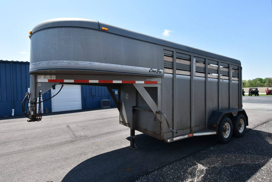 Used 2007 CornPro SG-12 Stock / Stock Combo Trailer