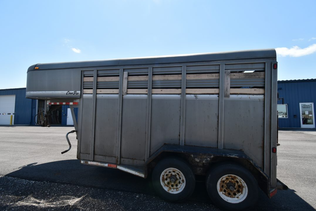 Used 2007 CornPro SG-12 Stock / Stock Combo Trailer