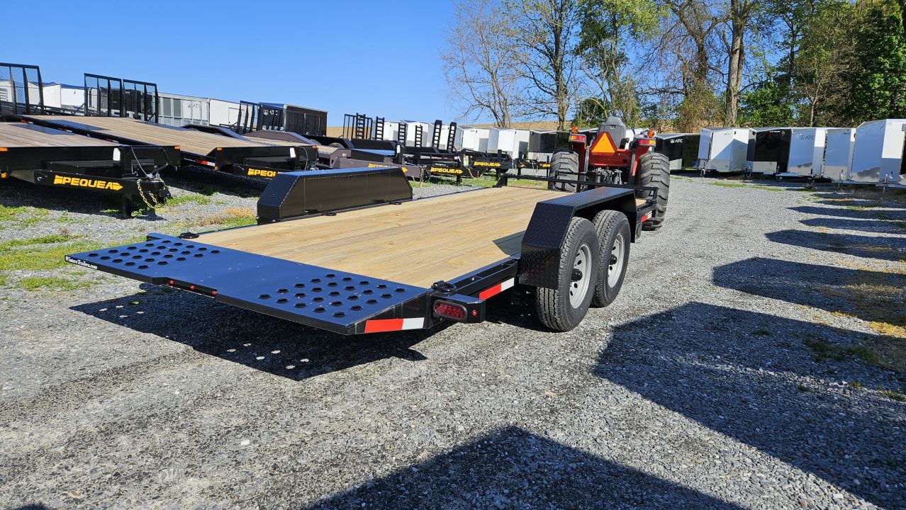 New 2026 Pequea Trailers T100 Equipment Trailer