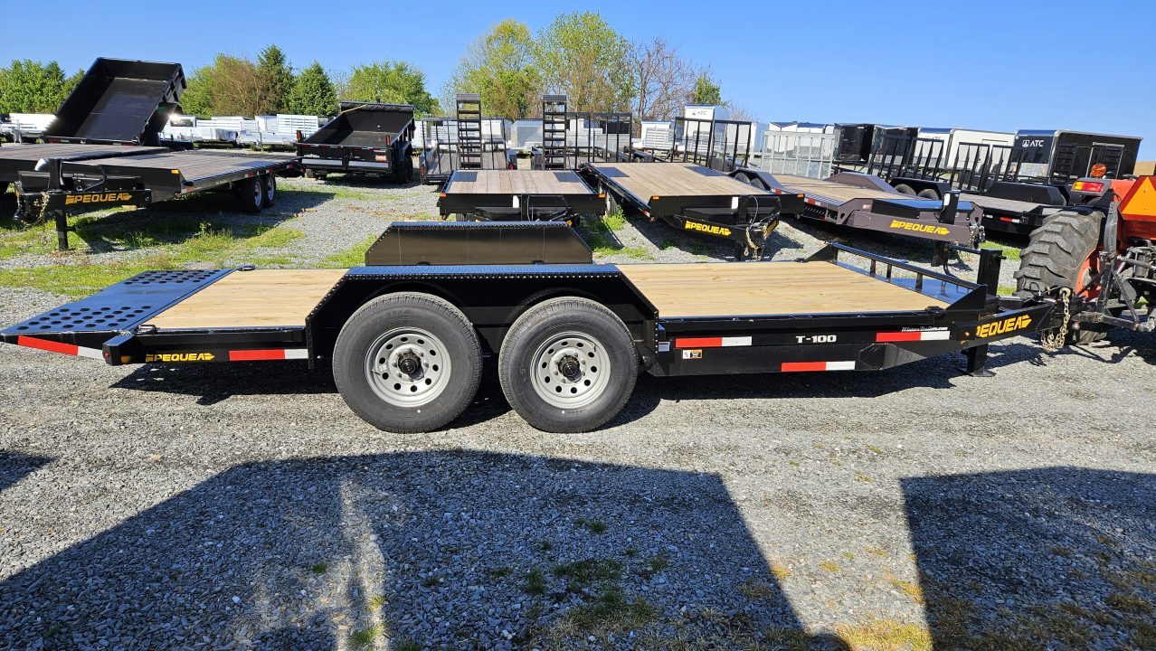 New 2026 Pequea Trailers T100 Equipment Trailer