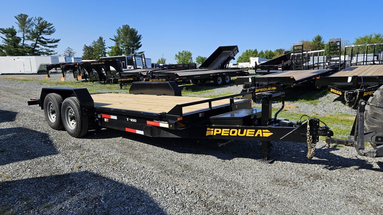 New 2026 Pequea Trailers T100 Equipment Trailer