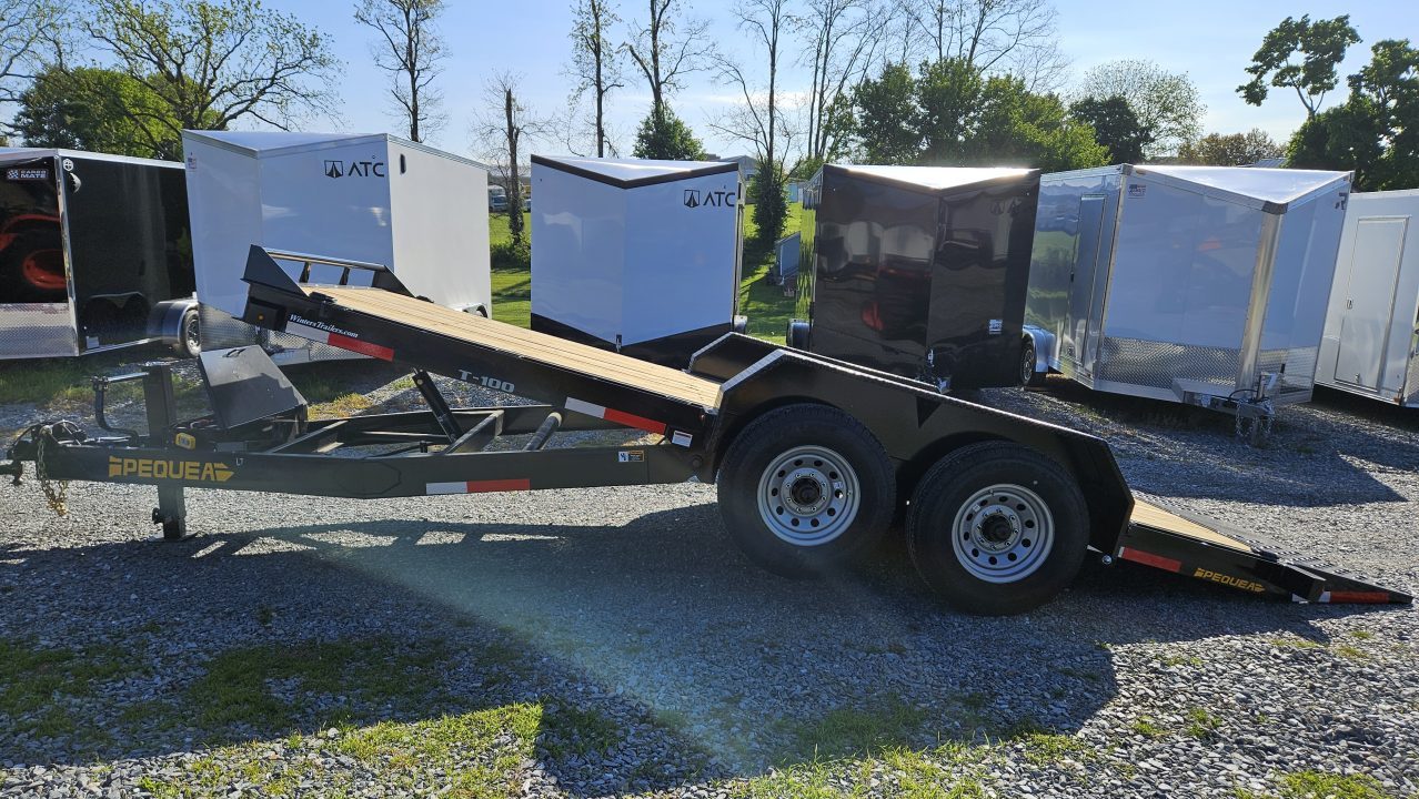 New 2026 Pequea Trailers T100 Equipment Trailer