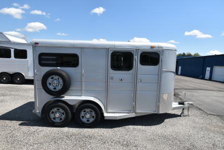 Used 2022 Calico Trailers Straight load Horse Trailer
