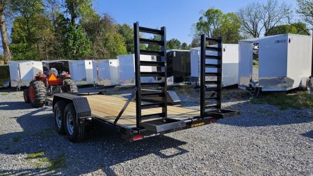 New 2026 Pequea Trailers SKIDSTEER 18' Equipment Trailer