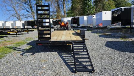 New 2026 Pequea Trailers SKIDSTEER 18' Equipment Trailer