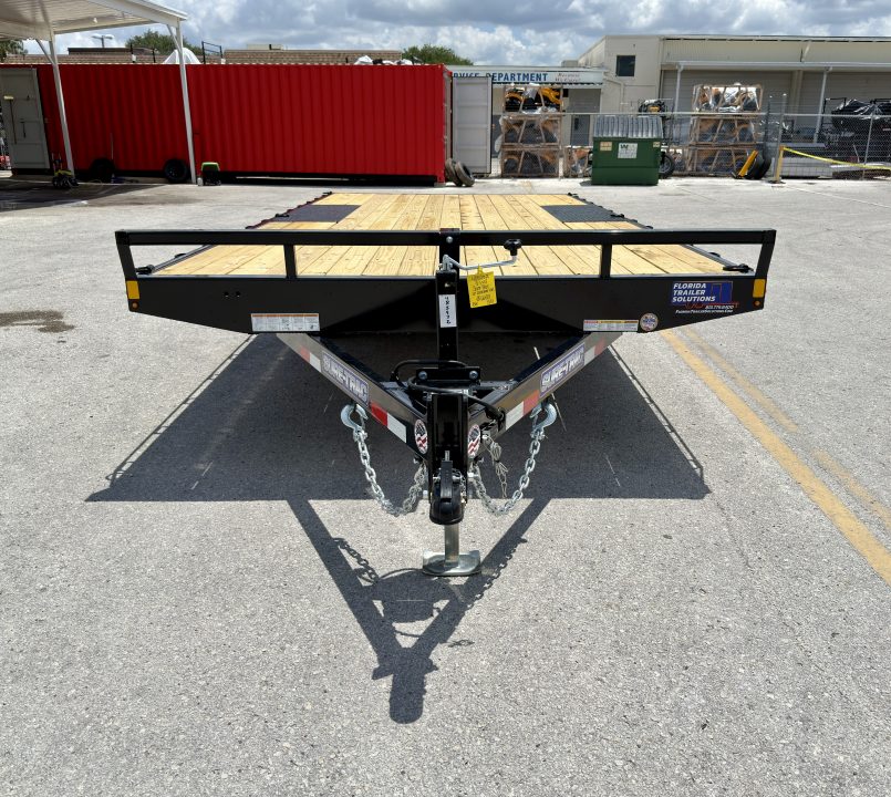 New 2026 Sure-Trac 8.5x18 LP Flatbed 10K Deckover Trailer