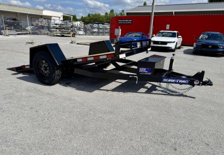 New 2026 Sure-Trac 6.5x12 SIngle Axle Tilt 10K Equipment Trailer
