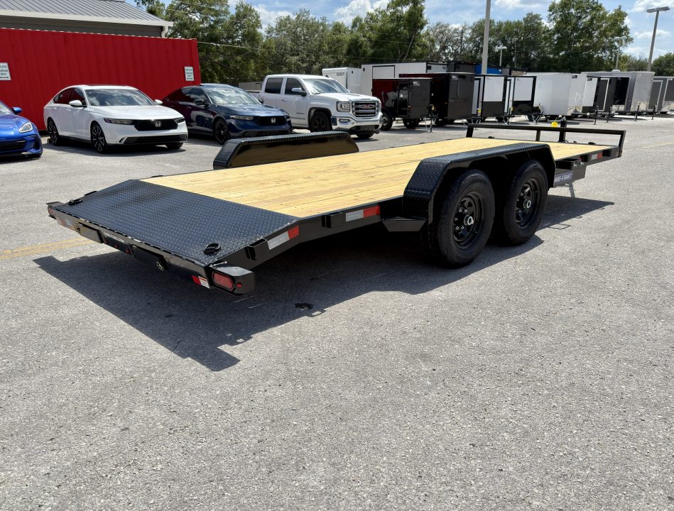 New 2026 Sure-Trac 7x18 (16+2) Wood Deck 10K Car Hauler